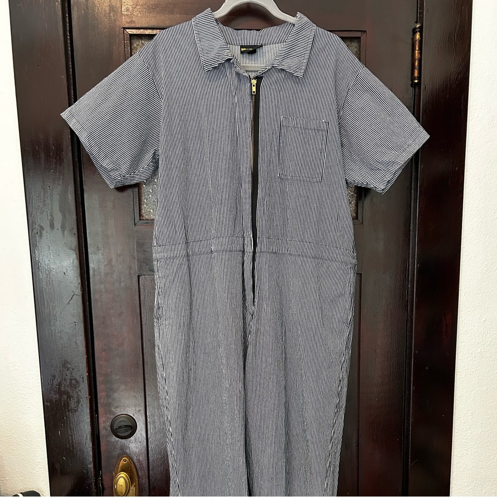 Nooworks Gray "Railroad" Jumpsuit